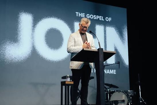 Brian Brodersen preaching at Calvary Chapel Costa Mesa