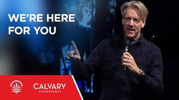Skip Heitzig preaching at Calvary Church Albuquerque