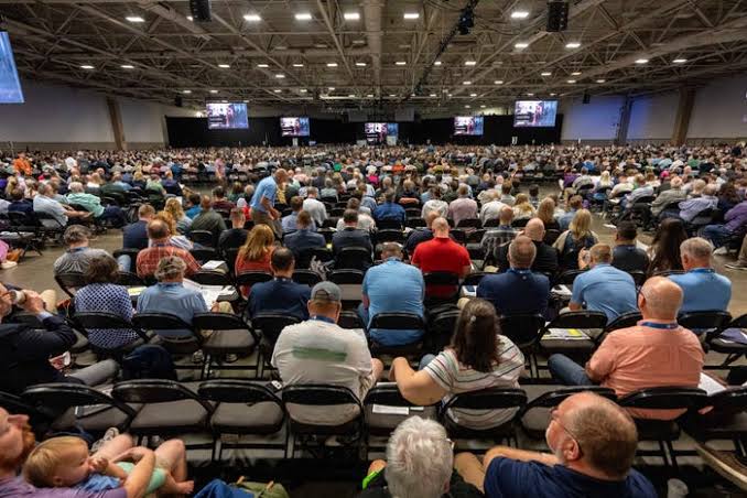 Southern Baptist Convention Annual Meeting with thousands of messengers