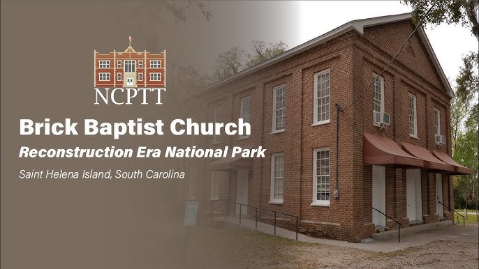 Historic Southern Baptist church building during the Reconstruction era
