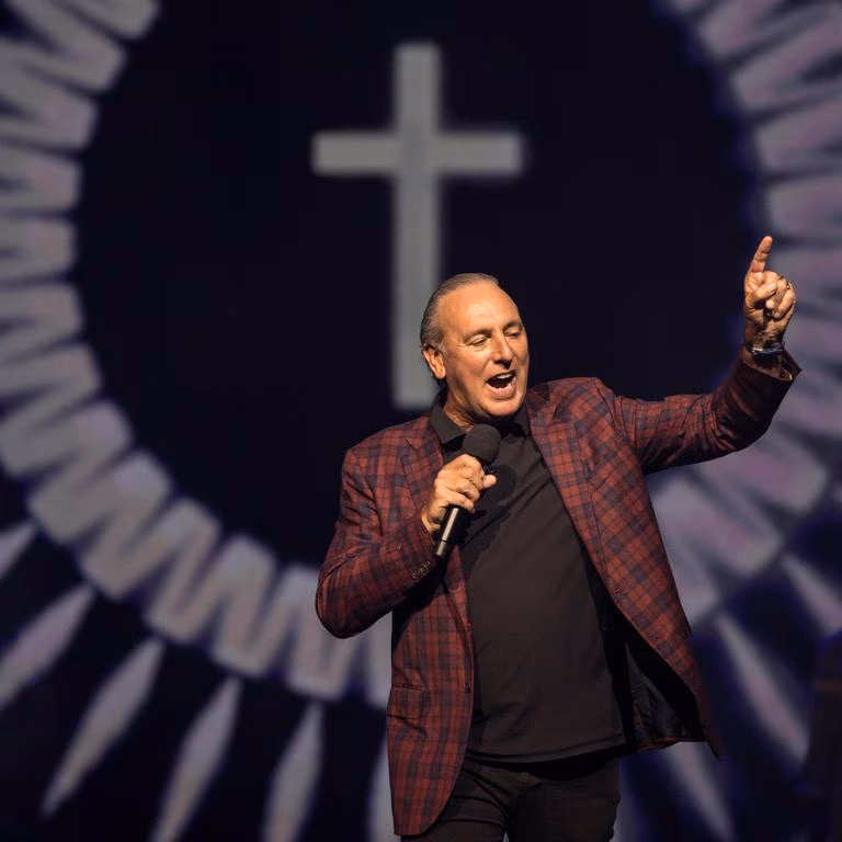 Brian Houston preaching