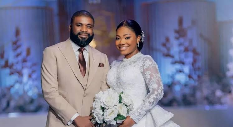 Mercy Chinwo and Pastor Blessed Uzochikwa wedding